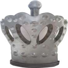 Iron gate Dinghua Three-dimensional flower Courtyard door flower Crown iron flower accessories