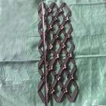 Wrought iron grid shelf fence doors and windows home partition decoration accessories 20*60 cm
