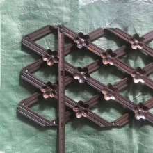 Wrought iron grid shelf fence doors and windows home partition decoration accessories 20*60 cm