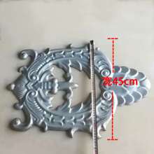 Iron gate theme flower stamping decoration big flower turtle flower 45*63 cm
