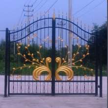 Wrought iron gate theme flower Wrought iron fittings stamping tin flower Patio gate gate fittings large flower