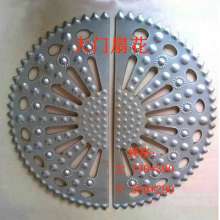 Iron gate door plate lock brand fish tail monolithic specification 300*165 middle decoration accessories material