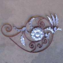 Wrought iron accessories metal stamping sunflower sunflower double flower gate fence guardrail decorative flower