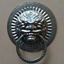 Iron accessories Door handle Lion handle Tiger head handle Iron plate stamping lion head