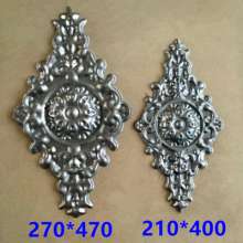 Wrought iron stamping big flower card wrought iron gate decoration card wrought iron decoration accessories iron flower decorative stamping flower