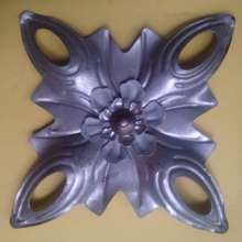 Wrought iron gate bottom flower Metal stamping flower leaf Gate bottom flower Decorative flower leaf