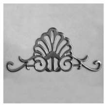 Stamping iron flower parts Stamping crown Single-sided stamping flower parts Iron gate door head flower decoration