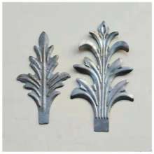 Iron stamping accessories flower leaf sword leaf 205*113/250*130 gate fence handicraft decoration