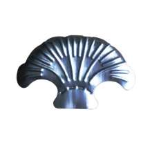 Wrought iron accessories fan-shaped stamping leaf fish tail decorative flower leaf doors and windows fences, etc. Factory direct sales