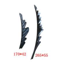 Iron stamping flower leaf, large long leaf, small long leaf, gate, fence, furniture and other decorative accessories