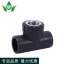 PE socket hot melt inner wire tee. Production and sales of water-saving irrigation inner thread new material inner thread inner ribbon wire tee