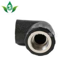 PE hot-melt socket type inner wire elbow. Production and sales of water-saving irrigation with wire right angle. Hot-melt elbow inner tooth elbow