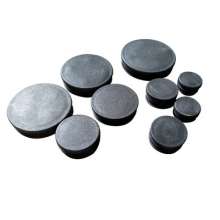 Round plug inner plug stainless steel plastic plug thickened non-slip foot pad round tube sealing cover rubber cover factory direct sales