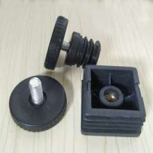 Round tube square tube adjustable foot height foot pad nut foot pad table legs anti-skid adjustment base