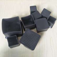 Rubber PVC soft rubber foot cover stainless steel round tube square tube rectangular tube cap cover table and chair non-slip foot cover foot pad