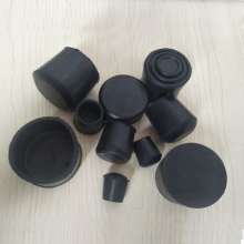 Rubber round tube jacket stainless steel tube cap sealing plug chair non-slip foot cushion tube full