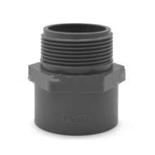 PVC outer wire direct threaded joints. Joints. Production and sales of water-saving irrigation flange joints threaded inner and outer wire joints