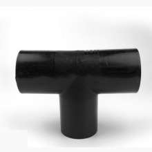 HDPE hot melt butt tee. Production and sales of positive tee. Water-saving irrigation new material outdoor water supply pipe tee joint