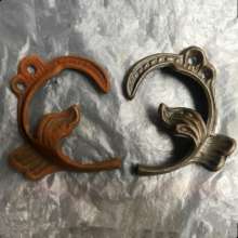 Wrought iron fittings, cast steel flower leaf, iron decoration flower leaf, cast steel leaf, left and right points