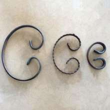 Wrought iron gate guardrail railing decoration accessories size can be customized