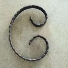 Wrought iron gate guardrail railing decoration accessories size can be customized