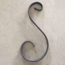 Wrought iron S-shaped curved flower curly flower gate stair fence decoration accessories