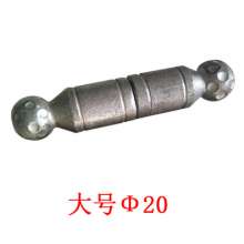 Iron art fittings with ball hinges on both ends of the door shaft, electric welding hinge bearing door wheel