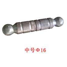 Iron art fittings with ball hinges on both ends of the door shaft, electric welding hinge bearing door wheel