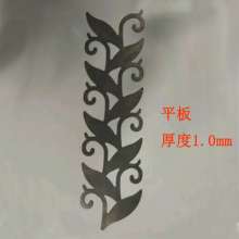 Wrought iron long lace strip gate decorative flower three-dimensional/flat 565*160 strip flower