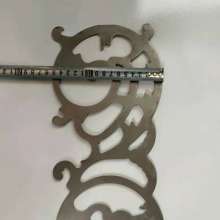 Wrought iron fittings stamping lace strip iron flower gate decorative flower pieces 85*150 thickness 1.0/0.6 mm