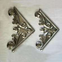 Wrought iron stamping lace strip triangle flower 125*125/175*175 three-dimensional gate fence guardrail accessories