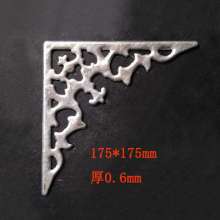 Wrought iron stamping lace strip triangle flower 125*125/175*175 three-dimensional gate fence guardrail accessories