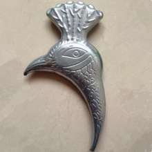 Wrought iron stamping parts wrought iron flower double-sided peacock head wrought iron stamping parts wrought iron accessories