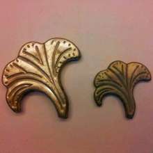 Wrought iron stamping parts wrought iron flower double-sided peacock head wrought iron stamping parts wrought iron accessories