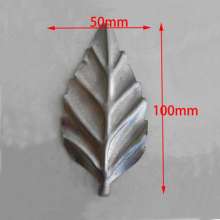 Iron stamping flower leaf Decorative flower leaf Wrought iron flower leaf Weldable flower leaf Factory direct sales
