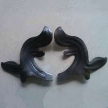 Wrought iron parts stamping flower leaf stamping flower parts stamping parts stamping decorative flowers left and right points