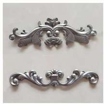 Iron flower l stamping accessories door decoration long lace curtain head