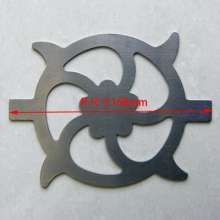 Wrought iron stamping hot wheel size 160mm stamping flower leaf iron gate fence railing accessories