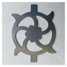Wrought iron stamping hot wheel size 160mm stamping flower leaf iron gate fence railing accessories