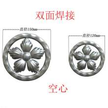 Iron stamping accessories, iron sheet double-sided flowers, suitable for stair railing, fence, guardrail, anti-theft window decoration, etc.