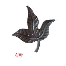 Wrought iron accessories stamping flower leaf maple leaf 88*88 iron small leaf wrought iron decorative flower leaf factory direct sales