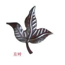 Wrought iron accessories stamping flower leaf maple leaf 88*88 iron small leaf wrought iron decorative flower leaf factory direct sales