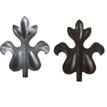 Wrought iron accessories apple leaf stamping flower fence guardrail door and window decorative flower pieces factory direct sales