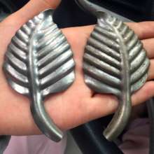 Wrought iron plate stamping leaves, stamping flower leaves, iron stamping leaves, wrought iron decorative leaves,
