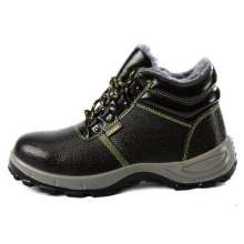 Spot wholesale winter labor insurance shoes. Cotton safety shoes. Anti-smashing, anti-piercing, high-temperature and wear-resistant cowhide cotton shoes Safety shoes