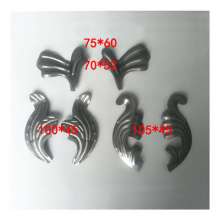 Wrought iron fittings iron leaf iron sheet embossing 85*50/110*60 gate fence guardrail decorative leaf