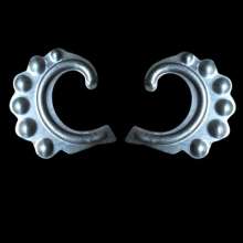 Iron accessories 80*75 stamping flower leaf iron decorative flowers used for door and window fences and other handicrafts factory direct sales