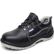 Wear-resistant polyurethane-soled sandwich mesh casual fashion shoes Men's PUB safety shoes. Cowhide safety shoes. Labor safety shoes. Construction site shoes