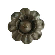 Wrought iron fittings iron begonia flower 60/90 two-story flower door and window fence handrail decorative flower factory direct sales