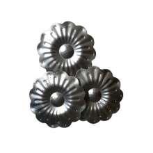 Iron accessories iron flower diameter 85mm round leaf sunflower sunflower flower fence fence decorative flower